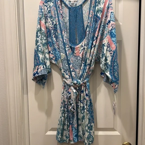 IN BLOOM NIGHTGOWN & ROBE 2-Piece Set NWT sz L